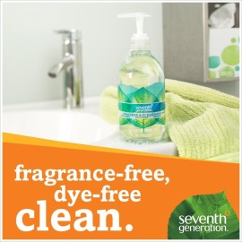 Seventh Generation Hand Wash, Free and Clean, 12 Ounce (Pack of 6) Seventh Generation Hand Wash, Free and Clean, 12 Ounce (Pack of 6)