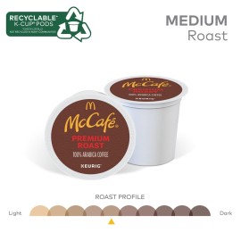 McCafe Premium Medium Roast K-Cup Coffee Pods, Premium Roast, 84 Count