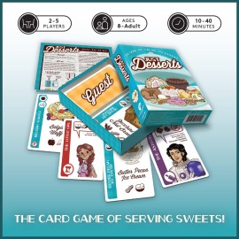 Looney Labs Just Desserts Card Game - Flavorful Expansion and New Characters Looney Labs Just Desserts Card Game - Flavorful Expansion and New Characters