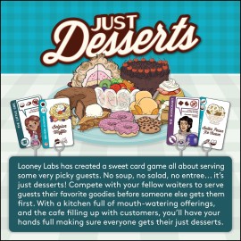 Looney Labs Just Desserts Card Game - Flavorful Expansion and New Characters Looney Labs Just Desserts Card Game - Flavorful Expansion and New Characters
