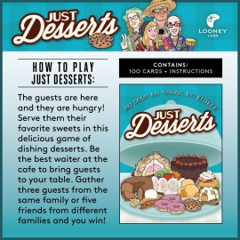 Looney Labs Just Desserts Card Game - Flavorful Expansion and New Characters Looney Labs Just Desserts Card Game - Flavorful Expansion and New Characters