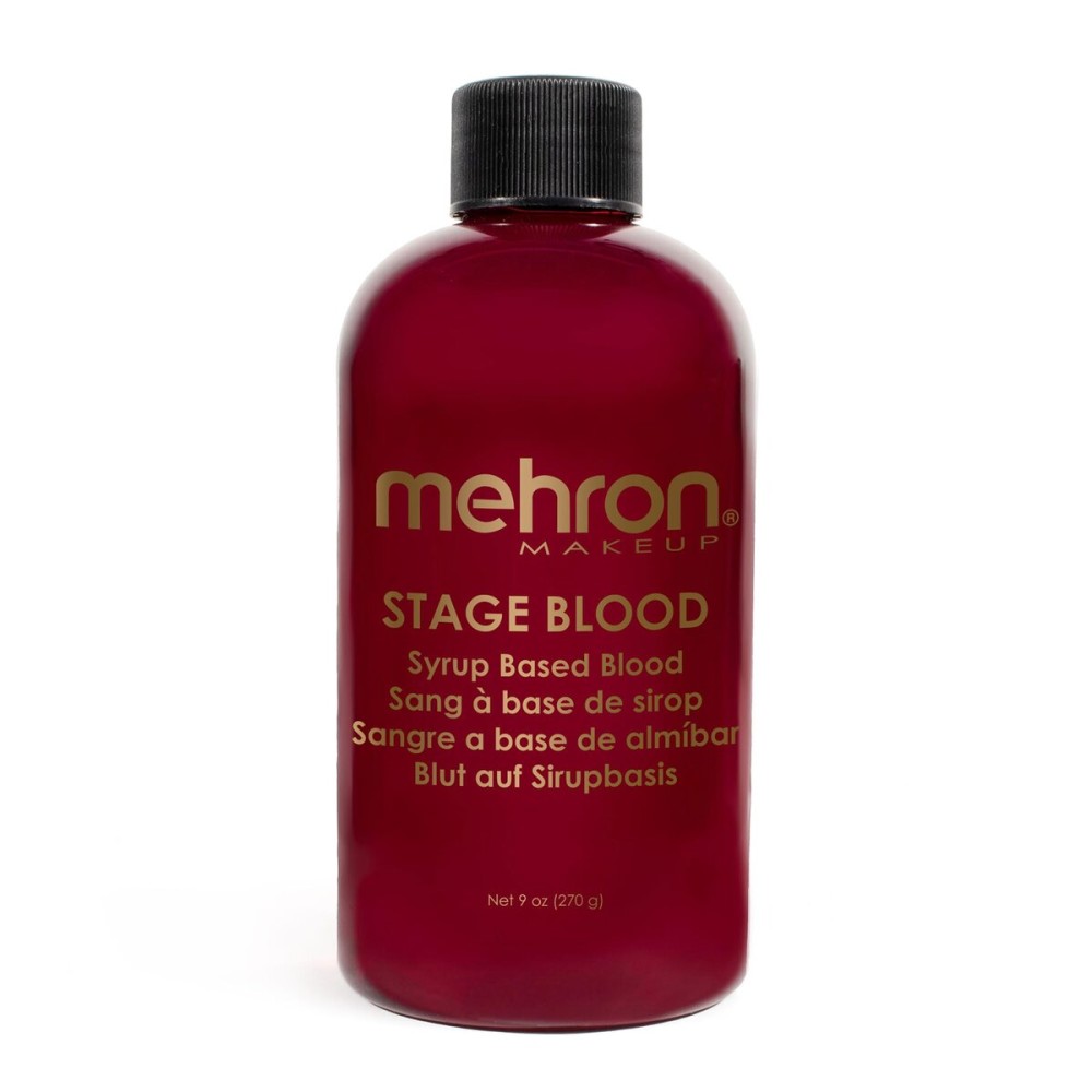 Mehron Makeup Stage Blood | Realistic For Halloween | Washable Fake Blood for Special FX, Stage & Screen, Halloween, & Cosplay (9 oz) (Bright Arterial) Mehron Makeup Stage Blood | Realistic For Halloween | Washable Fake Blood for Special FX, Stage & Screen, Halloween, & Cosplay (9 oz) (Bright Arterial)