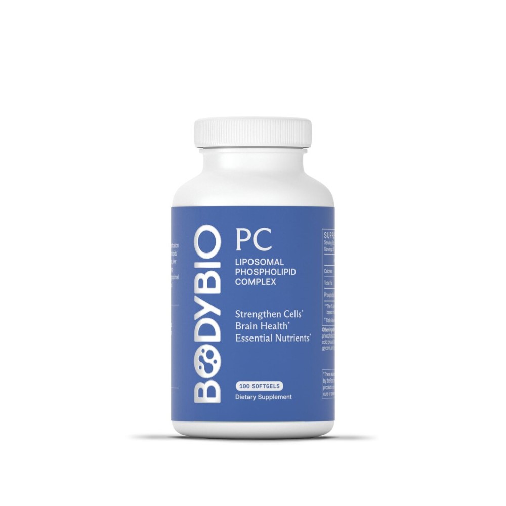 BodyBio PC - Phosphatidylcholine for Mental Clarity, Healthy Aging, Cellular Repair, and Gentle Daily Detoxification - 100 Softgels BodyBio PC - Phosphatidylcholine for Mental Clarity, Healthy Aging, Cellular Repair, and Gentle Daily Detoxification - 100 Softgels