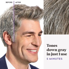Just For Men Touch of Gray, Mens Hair Color Kit with Comb Applicator for Easy Application, Great for a Salt and Pepper Look - Light Brown, T-25, Pack of 1 Just For Men Touch of Gray, Mens Hair Color Kit with Comb Applicator for Easy Application, Great for a Salt and Pepper Look - Light Brown, T-25, Pack of 1