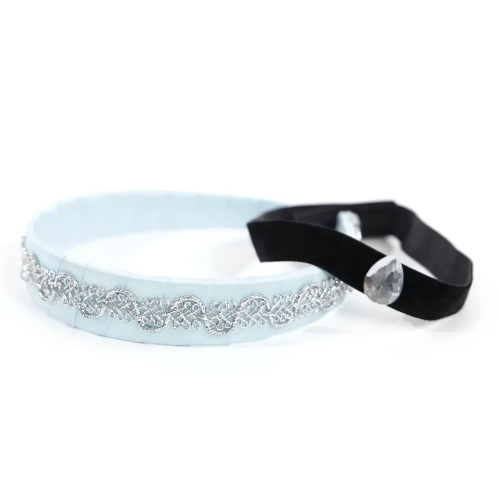 Little Adventures Cinderella Headband and Choker Necklace Accessory Set Blue Little Adventures Cinderella Headband and Choker Necklace Accessory Set Blue