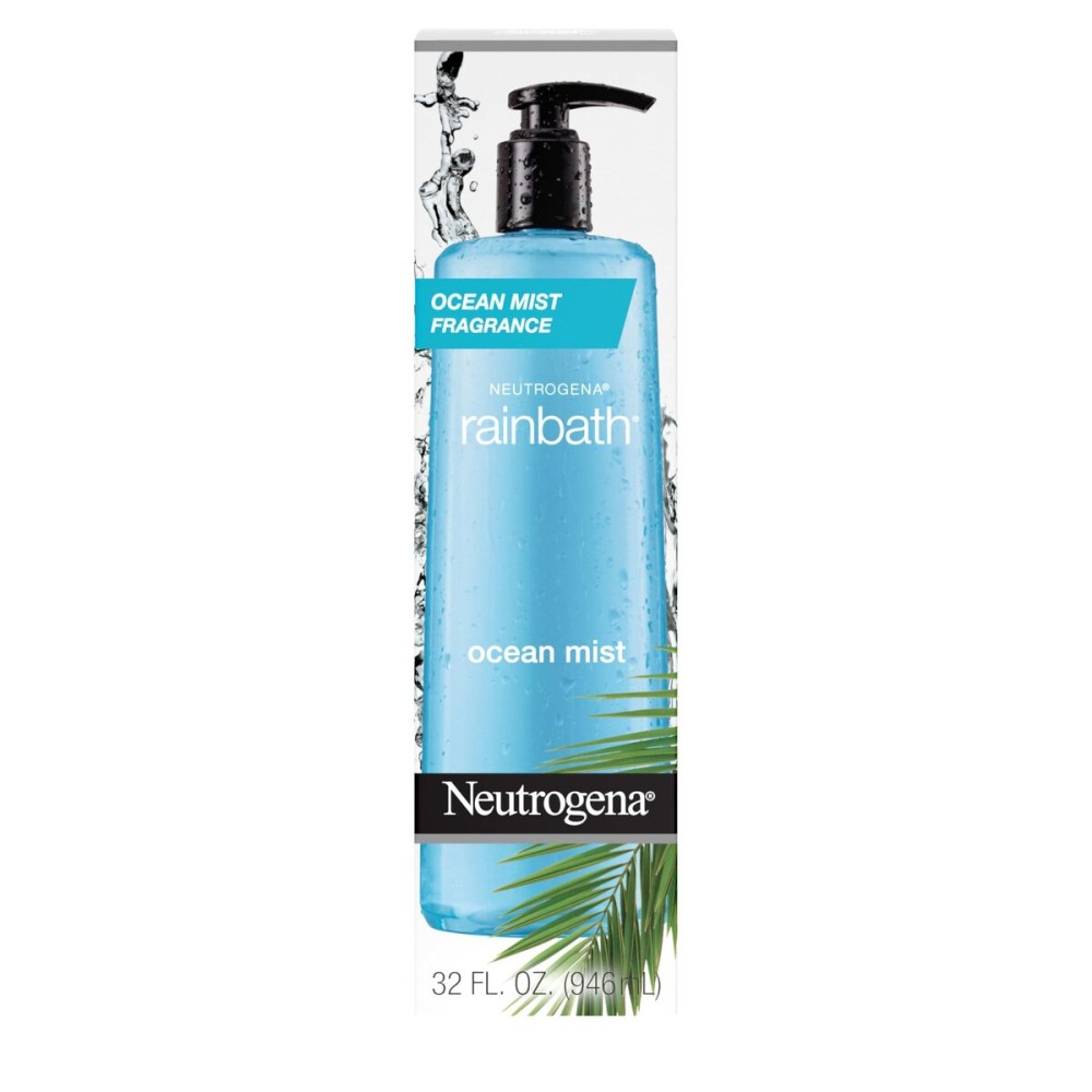 Neutrogena Rainbath Body Wash, Refreshing, Moisturizing Daily Body Cleanser and Shaving Gel with Clean Rinsing Lather, Ocean Mist Scent, 32 fl. oz Neutrogena Rainbath Body Wash, Refreshing, Moisturizing Daily Body Cleanser and Shaving Gel with Clean Rinsing Lather, Ocean Mist Scent, 32 fl. oz