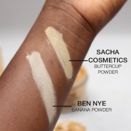 Sacha BUTTERCUP Setting Powder. No Ashy Flashback. Blurs Fine Lines and Pores. Loose, Translucent Face Powder to Set Makeup Foundation or Concealer. For Medium to Dark Skin Tones, 1.75 oz. Sacha BUTTERCUP Setting Powder. No Ashy Flashback. Blurs Fine Lines and Pores. Loose, Translucent Face Powder to Set Makeup Foundation or Concealer. For Medium to Dark Skin Tones, 1.75 oz.
