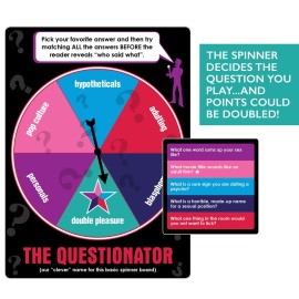 ADULT LOADED QUESTIONS, a Rousing Adult Party Game, Over 300 Suggestive, Silly, Stimulating Questions, 4 to 6 Players, for Ages 17 and up ADULT LOADED QUESTIONS, a Rousing Adult Party Game, Over 300 Suggestive, Silly, Stimulating Questions, 4 to 6 Players, for Ages 17 and up