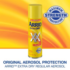 Arrid XX Extra Dry Antiperspirant Deodorant, Regular, Twin Pack (two 6oz. cans) Packaging May Vary Arrid XX Extra Dry Antiperspirant Deodorant, Regular, Twin Pack (two 6oz. cans) Packaging May Vary