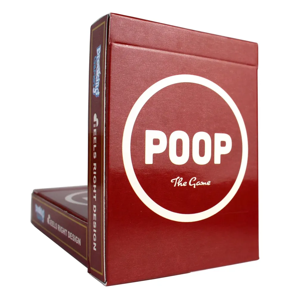 Breaking Games Poop The Game - Hilarious and Family-Friendly Card Game for Kids Ages 6 and Up - Perfect for Game Night and Parties - 2-5 Players Breaking Games Poop The Game - Hilarious and Family-Friendly Card Game for Kids Ages 6 and Up - Perfect for Game Night and Parties - 2-5 Players