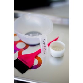 FRAMAR Classic Hair Color Brush - Hair Dye Brush, Hair Color Brushes For Hair Stylist, Hair Coloring Brush, Hair Color Applicator Brush, Tint Brush, Tint Brushes For Hair Color, Hair Dye Tools - Pink