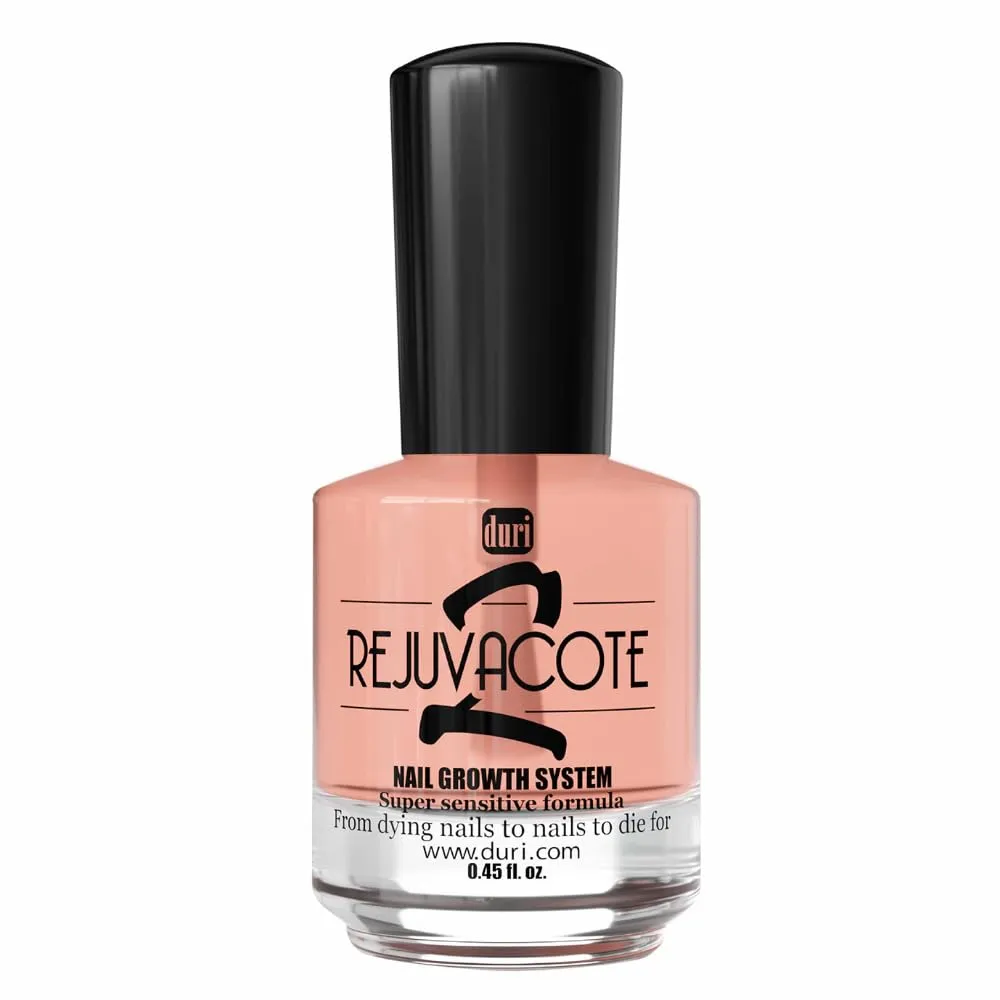 duri Rejuvacote 2 Nail Growth System Sensitive Formula - Nail Hardener and Strengthener for Brittle, Breaking, Splitting Nail Repair - 0.61 fl. oz. duri Rejuvacote 2 Nail Growth System Sensitive Formula - Nail Hardener and Strengthener for Brittle, Breaking, Splitting Nail Repair - 0.61 fl. oz.