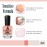 duri Rejuvacote 2 Nail Growth System Sensitive Formula - Nail Hardener and Strengthener for Brittle, Breaking, Splitting Nail Repair - 0.61 fl. oz.