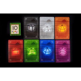 Renegade Game Studios Lanterns: The Harvest Festival, Fast Paced Card Game Set, 2-4 Players, 30 Min Playing Time, Place Tiles to Adorn The Palace Lake with Floating Lanterns, Earn The Most Honor Befor