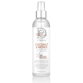 Design Essentials Natural Coconut & Monoi Coconut Water Curl Refresher with Sunflower, Marshmallow Root & Aloe, 8 Ounce