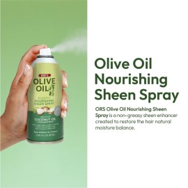 ORS Olive Oil Nourishing Sheen Spray Infused with Coconut for Restorative Shine ORS Olive Oil Nourishing Sheen Spray Infused with Coconut for Restorative Shine