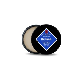 Jack Black - Clay Pomade, 2.75 oz - PureScience Formula, Hair-Sculpting, Natural-Looking Hold, Matte Finish, Buildable Control, Natural Oils, Botanical Extract, Fragrance Free
