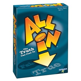 All In - True or False Party Game - Adult Group Board Game, Includes 600 Questions - For Ages 17 Plus