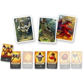 IELLO: Welcome to The Dungeon, Push-Your-Luck Elements, Disappearing Equipment, Strategy Board Game, 30 Minute Game Play, 2 to 4 Players, Ages 10 and Up