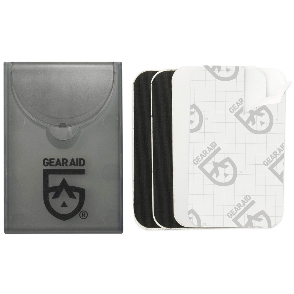 GEAR AID Tenacious Tape Mini Patches for Down Jacket Repair, Black and Clear, six 1.5x 2.5 GEAR AID Tenacious Tape Mini Patches for Down Jacket Repair, Black and Clear, six 1.5x 2.5