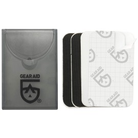 GEAR AID Tenacious Tape Mini Patches for Down Jacket Repair, Black and Clear, six 1.5x 2.5 GEAR AID Tenacious Tape Mini Patches for Down Jacket Repair, Black and Clear, six 1.5x 2.5