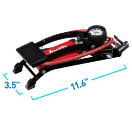 Franklin Sports Air Pump With High-Pressure Foot Pedal for Sports Balls, Bikes, Inflatables and More - Compact and Heavy Duty Franklin Sports Air Pump With High-Pressure Foot Pedal for Sports Balls, Bikes, Inflatables and More - Compact and Heavy Duty