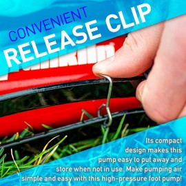 Franklin Sports Air Pump With High-Pressure Foot Pedal for Sports Balls, Bikes, Inflatables and More - Compact and Heavy Duty Franklin Sports Air Pump With High-Pressure Foot Pedal for Sports Balls, Bikes, Inflatables and More - Compact and Heavy Duty