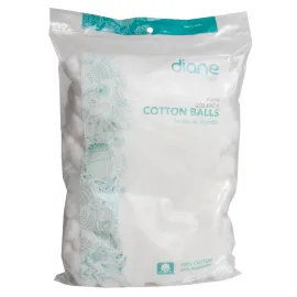 Diane 100% Pure Cotton Balls for Face, Makeup Removal, Nail Polish, Applying Lotion or Powder, First-Aid for Everyday Household Use, 200 Count