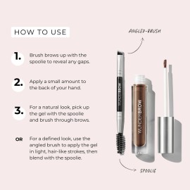 WUNDERBROW Eyebrow Gel, Waterproof, Smudgeproof, Lasts for Days, Shade: Auburn, Vegan and Cruelty-Free WUNDERBROW Eyebrow Gel, Waterproof, Smudgeproof, Lasts for Days, Shade: Auburn, Vegan and Cruelty-Free