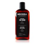 Brickell Men\'s Clarifying Gel Face Wash for Men, Natural and Organic Rich Foaming Daily Facial Cleanser Formulated With Geranium, Coconut and Aloe, 8 Ounce, Scented
