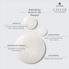 Alterna Haircare Caviar Anti-Aging Replenishing Moisture Shampoo, 16.5 Oz