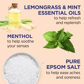 Dr Teal\'s Epsom Salt Magnesium Soak, Pre & Post Workout with Menthol & Essential Oils, 3 lbs Dr Teal\'s Epsom Salt Magnesium Soak, Pre & Post Workout with Menthol & Essential Oils, 3 lbs