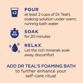 Dr Teal\'s Epsom Salt Magnesium Soak, Pre & Post Workout with Menthol & Essential Oils, 3 lbs Dr Teal\'s Epsom Salt Magnesium Soak, Pre & Post Workout with Menthol & Essential Oils, 3 lbs
