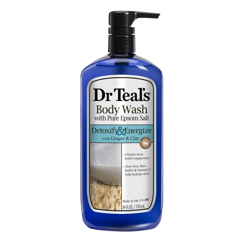 Dr. Teal\'s Pure Epsom Salt Body Wash, Detox, 24 Fluid Ounce Dr. Teal\'s Pure Epsom Salt Body Wash, Detox, 24 Fluid Ounce