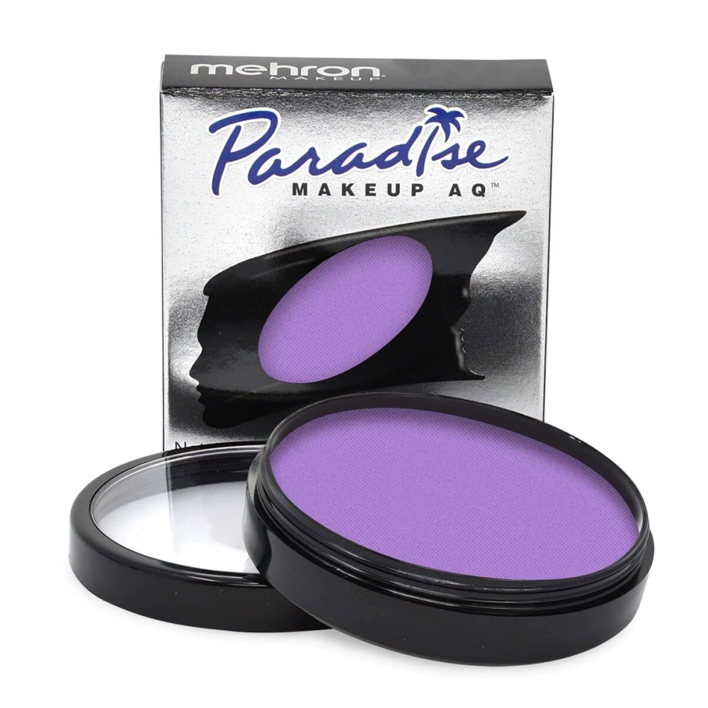 Mehron Makeup Paradise Makeup AQ Pro Size | Stage & Screen Performance, Face & Body Painting, Beauty, Cosplay, and Halloween | Water Activated Face Paint, Body Paint 1.4 oz (40 g) - Purple Mehron Makeup Paradise Makeup AQ Pro Size | Stage & Screen Performance, Face & Body Painting, Beauty, Cosplay, and Halloween | Water Activated Face Paint, Body Paint 1.4 oz (40 g) - Purple