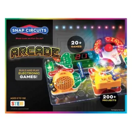 Snap Circuits Arcade, Electronics Exploration Kit, Stem Activities for Ages 8+, Full Color Project Manual (SCA-200) Snap Circuits Arcade, Electronics Exploration Kit, Stem Activities for Ages 8+, Full Color Project Manual (SCA-200)