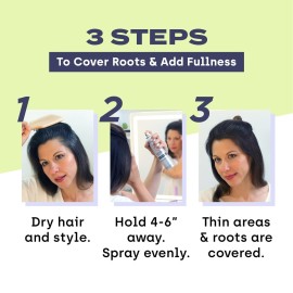Toppik Colored Hair Thickener, 5.1 OZ Dark Brown Hair Spray Can for Thinning Hair, Hair Spray for Root Touch Up and Hair Thickening Toppik Colored Hair Thickener, 5.1 OZ Dark Brown Hair Spray Can for Thinning Hair, Hair Spray for Root Touch Up and Hair Thickening
