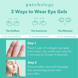 Patchology Rejuvenating Under Eye Gels - Hydrating Eye Mask w/Caffeine, Hydrolyzed Collagen & Centella Asiatica- Under Eye Patches For Dark Circles - Minimize Puffiness & Wrinkle Reducer - 30 Pairs Patchology Rejuvenating Under Eye Gels - Hydrating Eye Mask w/Caffeine, Hydrolyzed Collagen & Centella Asiatica- Under Eye Patches For Dark Circles - Minimize Puffiness & Wrinkle Reducer - 30 Pairs