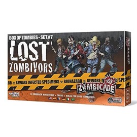 Zombicide: Box of Zombies - Set 7: Lost Zombivors - Add a Thrilling Twist to Your Rue Morgue Adventures! Cooperative Strategy Game, Ages 14+, 1-6 Players, 1 Hour Playtime, Made by CMON