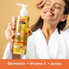 Palmer\'s Cocoa Butter Skin Therapy Cleansing Facial Oil, Gentle Makeup Remover for Face, Rosehip Fragrance, 6.5 Ounce