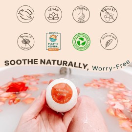 Bath Bombs Gift Set, USA Made with Organic & Natural Ingredients, Mothers Day Gifts, Relaxing Spa Gifts for Women & Men