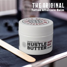 Hustle Butter Deluxe - Tattoo Butter for Before, During, and After the Tattoo Process - Lubricates and Moisturizes - 100% Vegan Replacement for Petroleum-Based Products - 1 oz Hustle Butter Deluxe - Tattoo Butter for Before, During, and After the Tattoo Process - Lubricates and Moisturizes - 100% Vegan Replacement for Petroleum-Based Products - 1 oz
