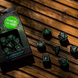 Elvish Dice Black/Glow-in-the-Dark (7) Board Game Elvish Dice Black/Glow-in-the-Dark (7) Board Game