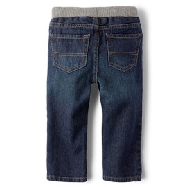 The Children\'s Place Baby Boys\' Pull On Straight Jeans, Liberty Blue, 4T The Children\'s Place Baby Boys\' Pull On Straight Jeans, Liberty Blue, 4T