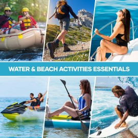 Waterproof Bag for Beach, Sandproof Fanny Packs for Women, Waterproof Pouch for Phone Passport Purse, Floating Dry Bags for Cruise Travel Water Park Boating Fishing Diving Surfing Kayaking Accessories Waterproof Bag for Beach, Sandproof Fanny Packs for Women, Waterproof Pouch for Phone Passport Purse, Floating Dry Bags for Cruise Travel Water Park Boating Fishing Diving Surfing Kayaking Accessories