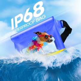 Waterproof Bag for Beach, Sandproof Fanny Packs for Women, Waterproof Pouch for Phone Passport Purse, Floating Dry Bags for Cruise Travel Water Park Boating Fishing Diving Surfing Kayaking Accessories Waterproof Bag for Beach, Sandproof Fanny Packs for Women, Waterproof Pouch for Phone Passport Purse, Floating Dry Bags for Cruise Travel Water Park Boating Fishing Diving Surfing Kayaking Accessories