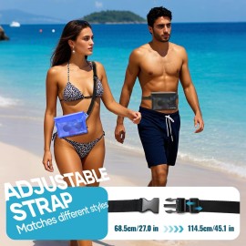 Waterproof Bag for Beach, Sandproof Fanny Packs for Women, Waterproof Pouch for Phone Passport Purse, Floating Dry Bags for Cruise Travel Water Park Boating Fishing Diving Surfing Kayaking Accessories Waterproof Bag for Beach, Sandproof Fanny Packs for Women, Waterproof Pouch for Phone Passport Purse, Floating Dry Bags for Cruise Travel Water Park Boating Fishing Diving Surfing Kayaking Accessories