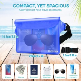 Waterproof Bag for Beach, Sandproof Fanny Packs for Women, Waterproof Pouch for Phone Passport Purse, Floating Dry Bags for Cruise Travel Water Park Boating Fishing Diving Surfing Kayaking Accessories Waterproof Bag for Beach, Sandproof Fanny Packs for Women, Waterproof Pouch for Phone Passport Purse, Floating Dry Bags for Cruise Travel Water Park Boating Fishing Diving Surfing Kayaking Accessories