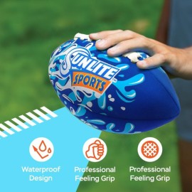 Sunlite Sports Waterproof Football, Outdoor Play, For Pool Beach Lake Park Water Toy, For Kids Children Teens Adults, Family Fun Sunlite Sports Waterproof Football, Outdoor Play, For Pool Beach Lake Park Water Toy, For Kids Children Teens Adults, Family Fun