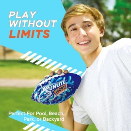 Sunlite Sports Waterproof Football, Outdoor Play, For Pool Beach Lake Park Water Toy, For Kids Children Teens Adults, Family Fun Sunlite Sports Waterproof Football, Outdoor Play, For Pool Beach Lake Park Water Toy, For Kids Children Teens Adults, Family Fun
